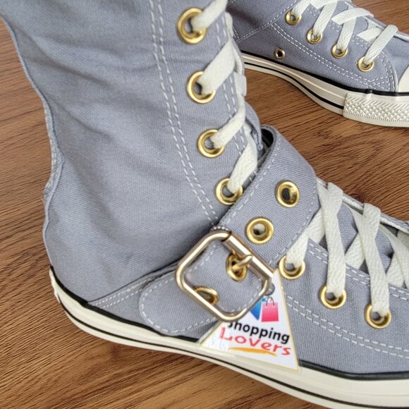 ⭐Converse Chuck Taylor All Star XXHi Buckles knee-hi 6.5 Boots Shoes Zip A11892C - Picture 9 of 11